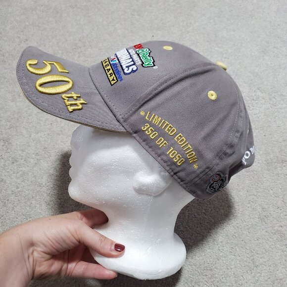 NHRA NWOT WinterNationals Cap 50th Anniversary 2010 Limited Edition 350 of 1050 - Picture 4 of 11